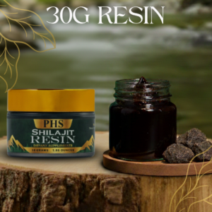 PHS 30g Pure Himalayan Shilajit Resin – Natural Energy Booster, Immunity Support & Premium Quality Extract